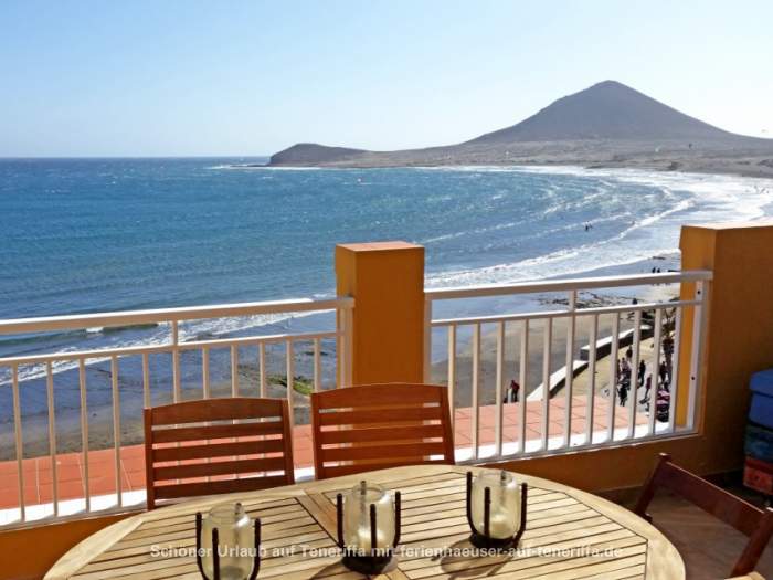 Strand-Luxus-Penthousewohnung im Surferparadies El Medano mit Terrasse