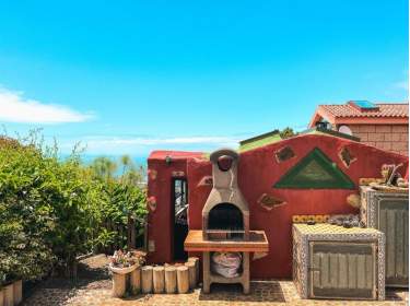 Rustikales Ferienhaus mit tollem Blick auf einer Finca in la Orotava