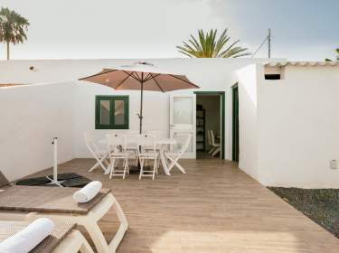 Familien Ferienhaus mit eigenem Strandzugang auf Finca mit Meerblick