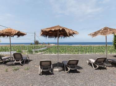 3 Sz Ferienhaus auf Finca am Meer mit eigenem Strandzugang & Meerblick
