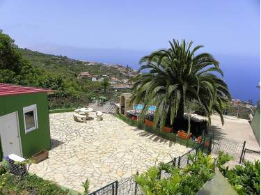 Bungalow mit Meerblick und Pool auf einer Finca bei Icod de los Vinos