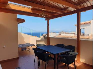 Penthouse Wohnung mit Balkon und Dachterrasse im Süden von Teneriffa