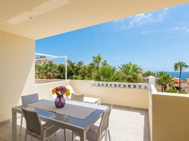 Fewo mit Pool und Meerblickterrasse im sonnigen Süden von Teneriffa