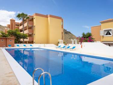 Ferienwohnung mit Meerblick oberhalb der Playa Fañabe