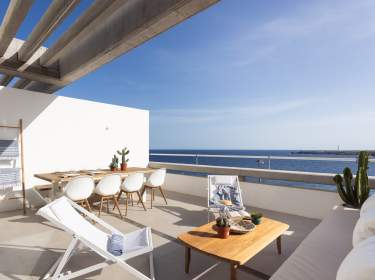 Ferienwohnung mit Terrasse und Meerblick im Südosten von Teneriffa