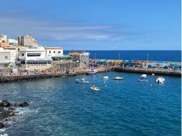 Ferienwohnung am Hafen und am Strand im Süden von Teneriffa