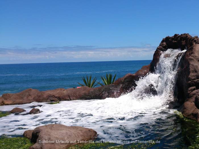 Wasserfall Playa Jardín Puerto de la Cruz