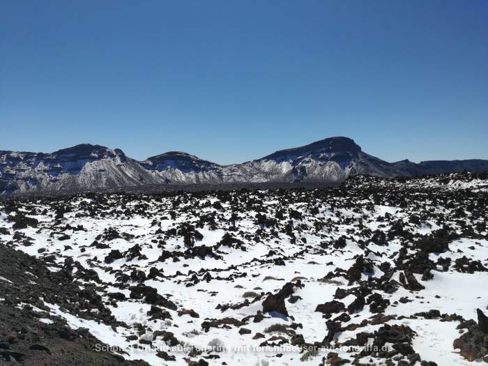 Cañadas del Teide im Schnee