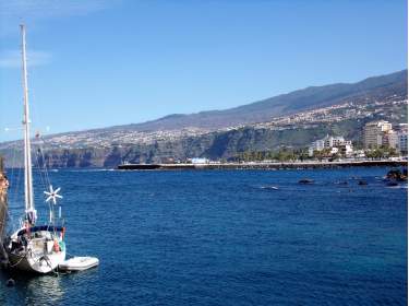 Nordküste Teneriffa Blick Puerto de la Cruz